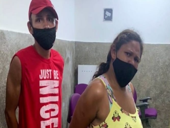 Um casal foi preso em flagrante nesse domingo (1°), na Vila Vitória, região do bairro Cruzeiro de Santa Bárbara, em São Luís
