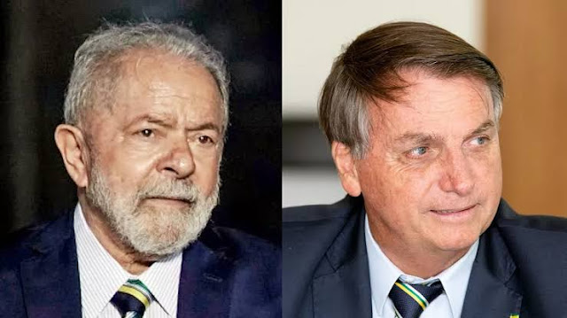 Ipec: Lula tem 44% no primeiro turno e Bolsonaro, 32%